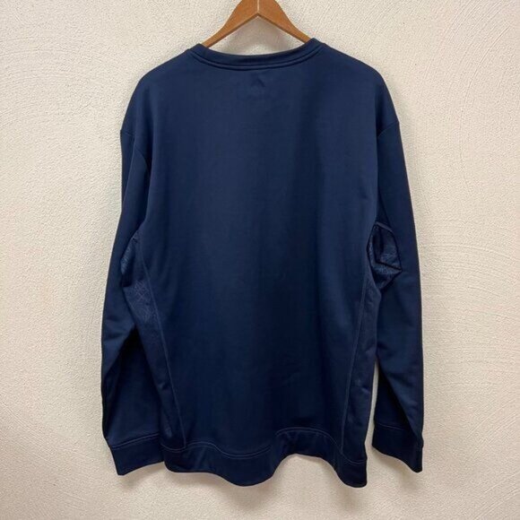 Majestic Men's NFL New England Patriots Logo Crewneck Sweatshirt Size XL - Picture 4 of 4